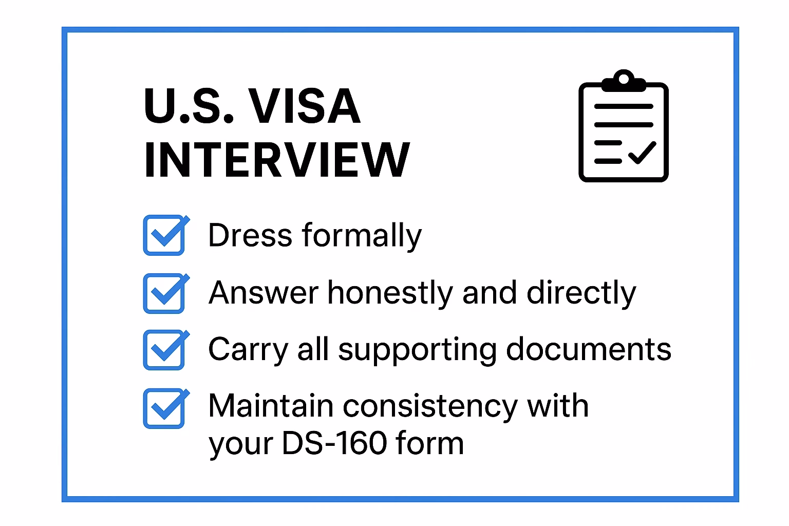 U.S. Visa Interview Questions